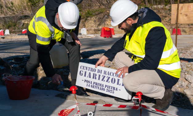 Posata la prima pietra del nuovo Centro di Raccolta di Giarizzole