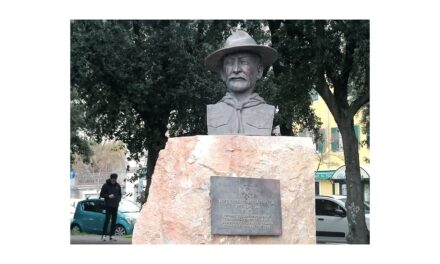 INAUGURATO IL MONUMENTO A BADEN POWELL NEL PIAZZALE BIAGIO MARIN A BARCOLA