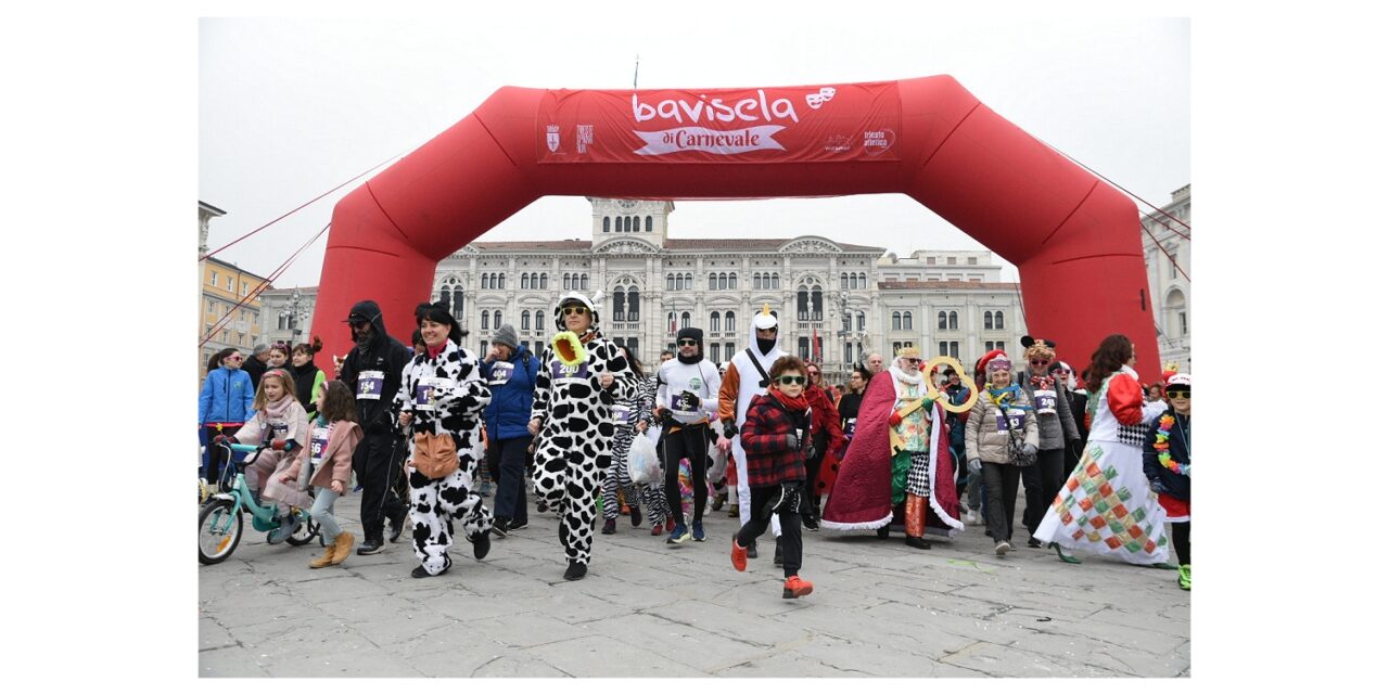 QUASI 800 PARTECIPANTI ALLA BAVISELA DI CARNEVALE RIEMPIONO DI GIOIA E COLORI LE VIE DI TRIESTE