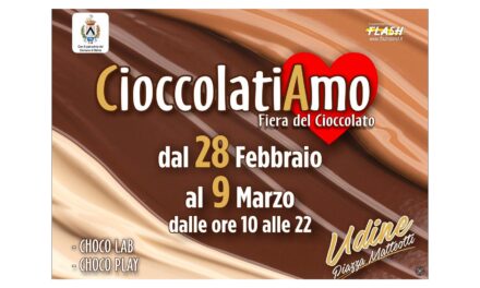 “UDINE IN CIOCCOLATO – CIOCCOLATIAMO” 2025 FIERA DEL CIOCCOLATO ARTIGIANALE: dal 28 febbraio al 9 marzo 2025 a Udine nella centralissima piazza Matteotti