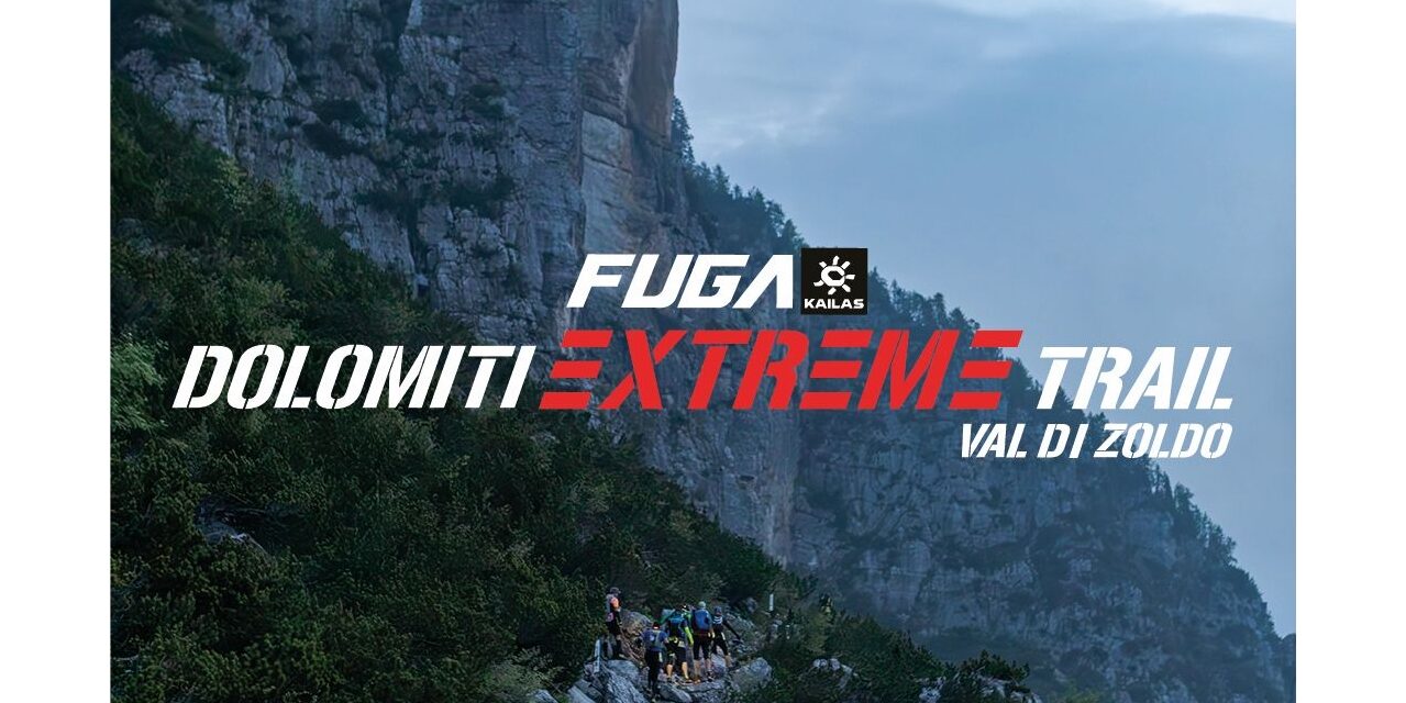 Dolomiti Extreme Trail della Val di Zoldo: il title sponsor è KAILAS FUGA