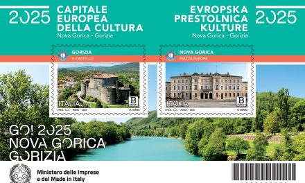 POSTE ITALIANE: EMESSI I FRANCOBOLLI DEDICATI A NOVA GORICA – GORIZIA, CAPITALE EUROPEA DELLA CULTURA 2025, CONGIUNTA CON LA REPUBBLICA DI SLOVENIA