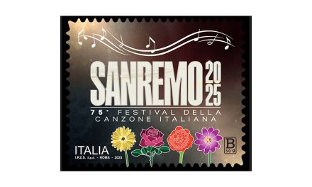 POSTE ITALIANE: emesso il francobollo ordinario dedicato al Festival della Canzone italiana – Festival di Sanremo, nella 75° edizione