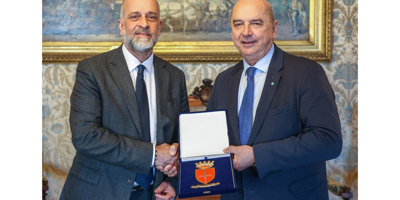 IL SINDACO ROBERTO DIPIAZZA HA RICEVUTO IL NUOVO DIRETTORE DELLA SEDE DI TRIESTE DELLA BANCA D’ITALIA, MASSIMO GALLO