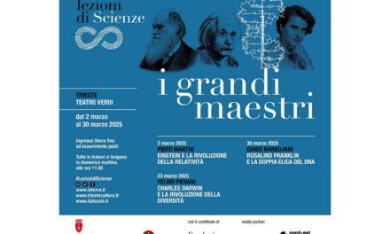 LEZIONI DI SCIENZA – I GRANDI MAESTRI: EINSTEIN E LA RIVOLUZIONE DELLA RELATIVITÀ IL PROSSIMO APPUNTAMENTO AL TEATRO VERDI DI TRIESTE