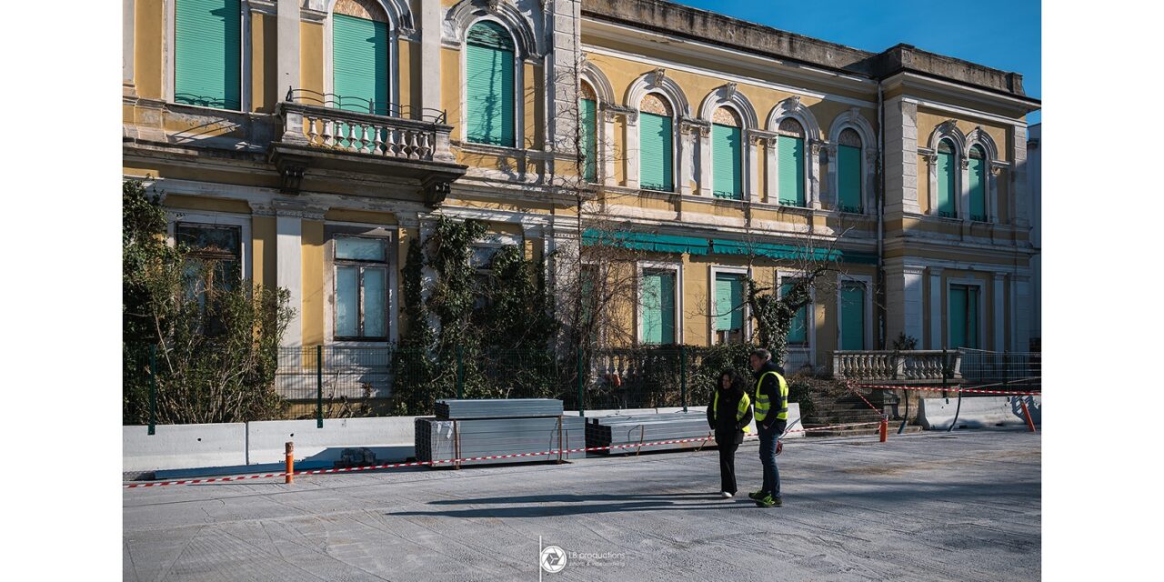 PRESENTATI I LAVORI PER LA REALIZZAZIONE DI UN ASILO NIDO D’INFANZIA TEMPORANEO NEL PIAZZALE ANTISTANTE LA VILLA HAGGICONSTA