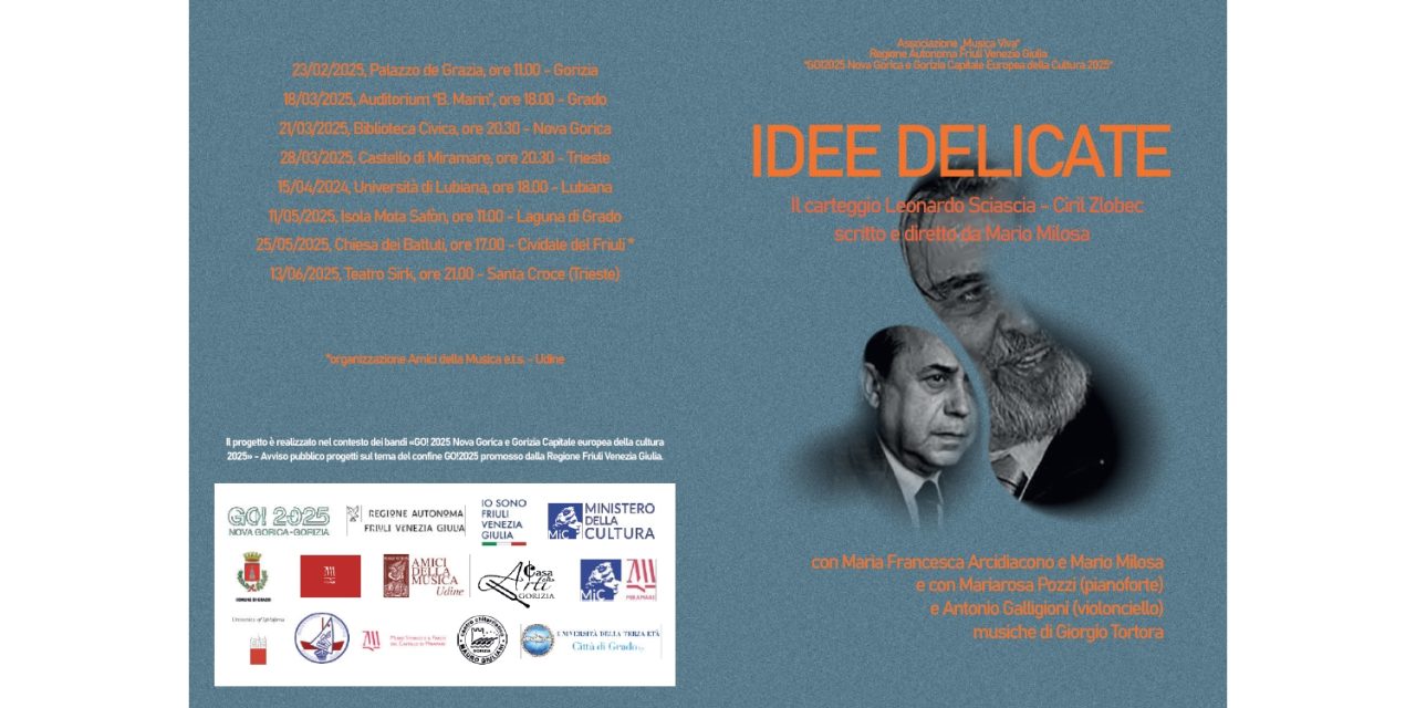 “Idee delicate”: il carteggio Leonardo Sciascia-Cyril Zlobec per GO2025