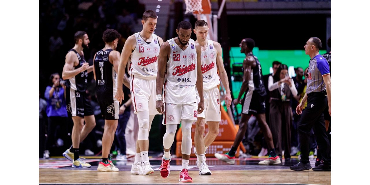 LA PALLACANESTRO TRIESTE SI FERMA A UN PASSO DALLA FINALE. TRENTO VINCE 79-82