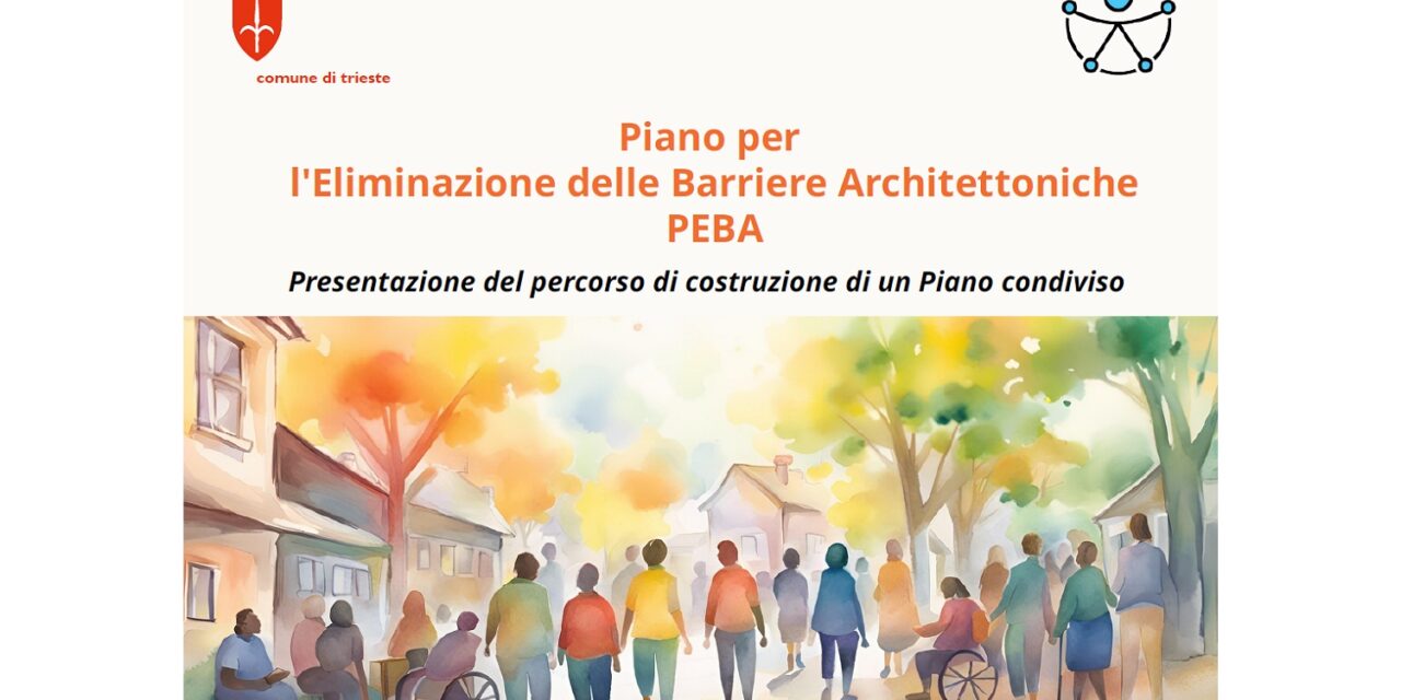 MERCOLEDÌ 26 FEBBRAIO ALLE 17 IN SALA LUTTAZZI IL PRIMO INCONTRO SUL PIANO PER L’ELIMINAZIONE DELLE BARRIERE ARCHITETTONICHE (PEBA)