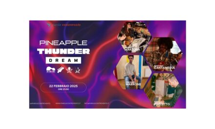 PAROLE CONTROVENTO: RINVIATO IL CONCERTO DI STASERA DEI PINEAPPLE THUNDER DREAM