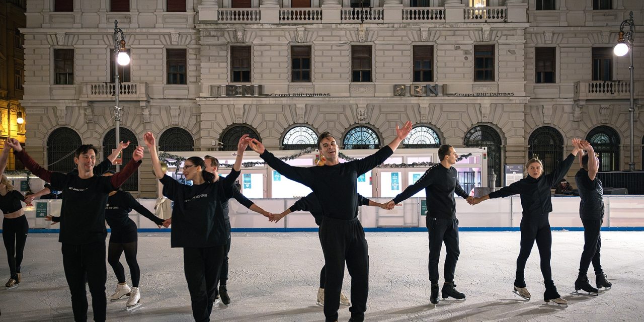 “Swan Lake on Ice”: la fotogallery della preview sulla pista di ghiaccio in piazza Ponterosso