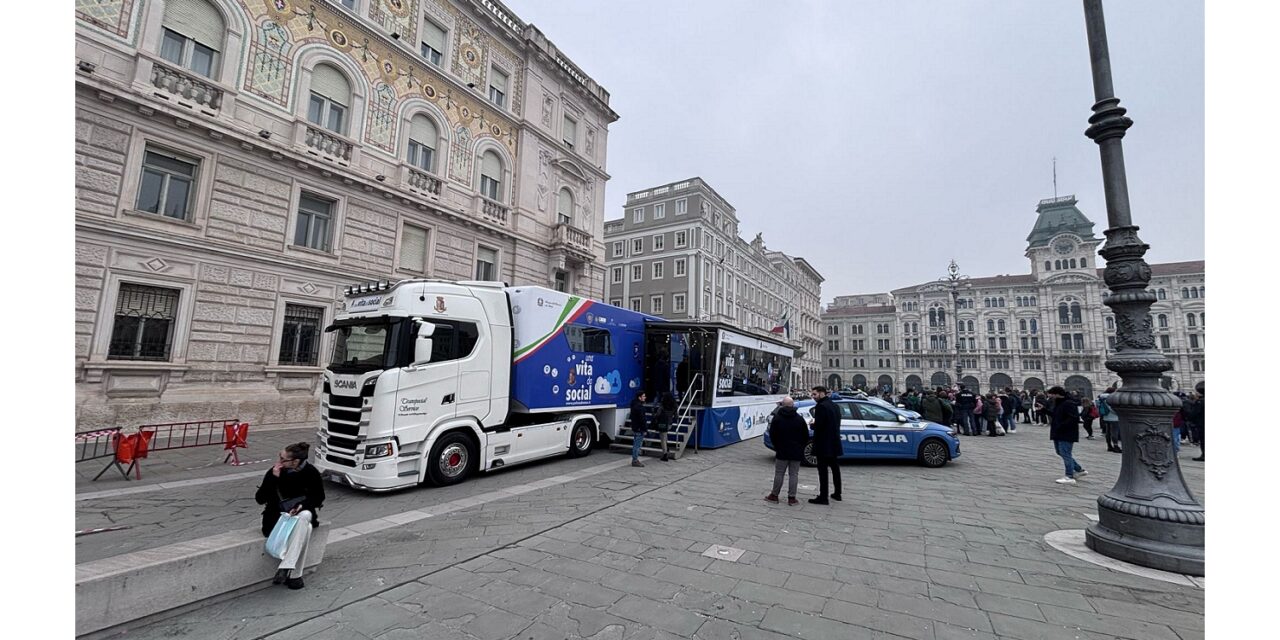 UNA VITA DA SOCIAL: IL TRUCK HA RAGGIUNTO TRIESTE