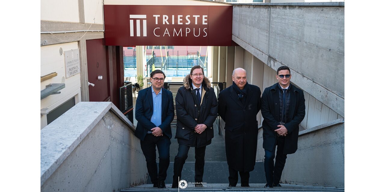 ALLA PRESENZA DEL SINDACO, ROBERTO DIPIAZZA, DELL’ASSESSORE AL PROJECT FINANCING, EVEREST BERTOLI E DELL’IMPRENDITORE, ENRICO SAMER SONO STATI PRESENTATI I LAVORI DEL SECONDO LOTTO DEL TRIESTE CAMPUS