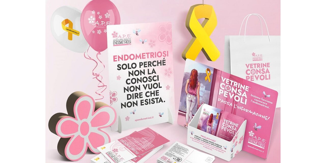 Vetrine Consapevoli 2025: l’Italia brilla di rosa per dare voce all’endometriosi