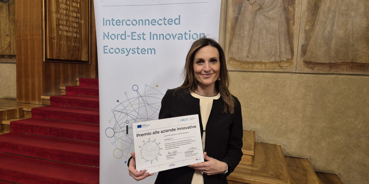 Arrital premiata tra le aziende più innovative del Nord-Est. Un riconoscimento all’eccellenza e alla visione del futuro dal Consorzio iNEST