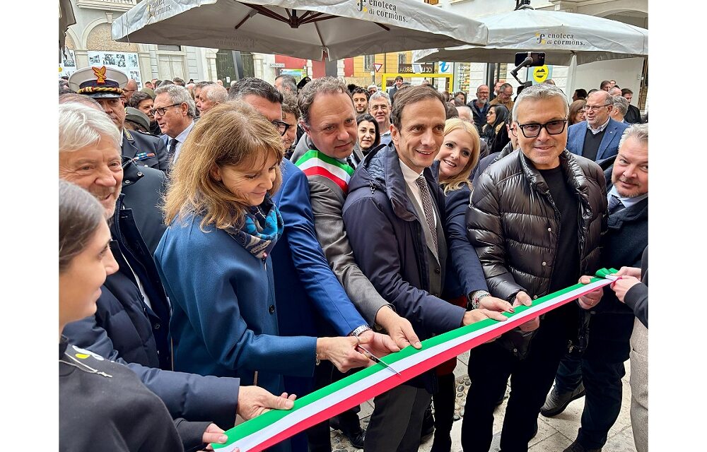 INAUGURATO IL CENTRO DI VALORIZZAZIONE DEL COLLIO A CORMONS (GO): 1,6 MILIONI DI INVESTIMENTO PUBBLICO E PRIVATO PER FARE PROMOZIONE