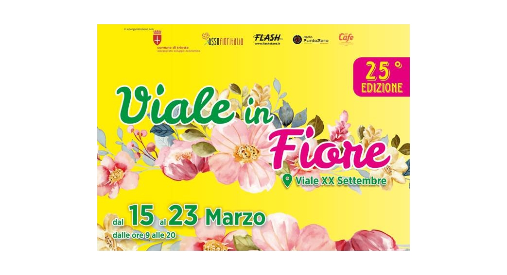 DA SABATO 15 A DOMENICA 23 MARZO LA 25 ESIMA EDIZIONE DI “VIALE IN FIORE E DELIZIE DI PRIMAVERA”