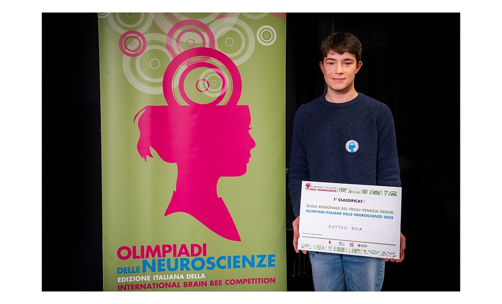 È Matteo Roia di Tolmezzo il vincitore delle Olimpiadi delle Neuroscienze 2025 in FVG