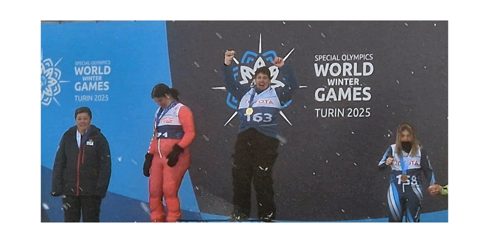 E’ ORO!!!! LA SCIATRICE FRIULANA CATERINA PLET PORTA A CASA L’AMBITA MEDAGLIA AI GIOCHI MONDIALI WORLD WINTER GAMES