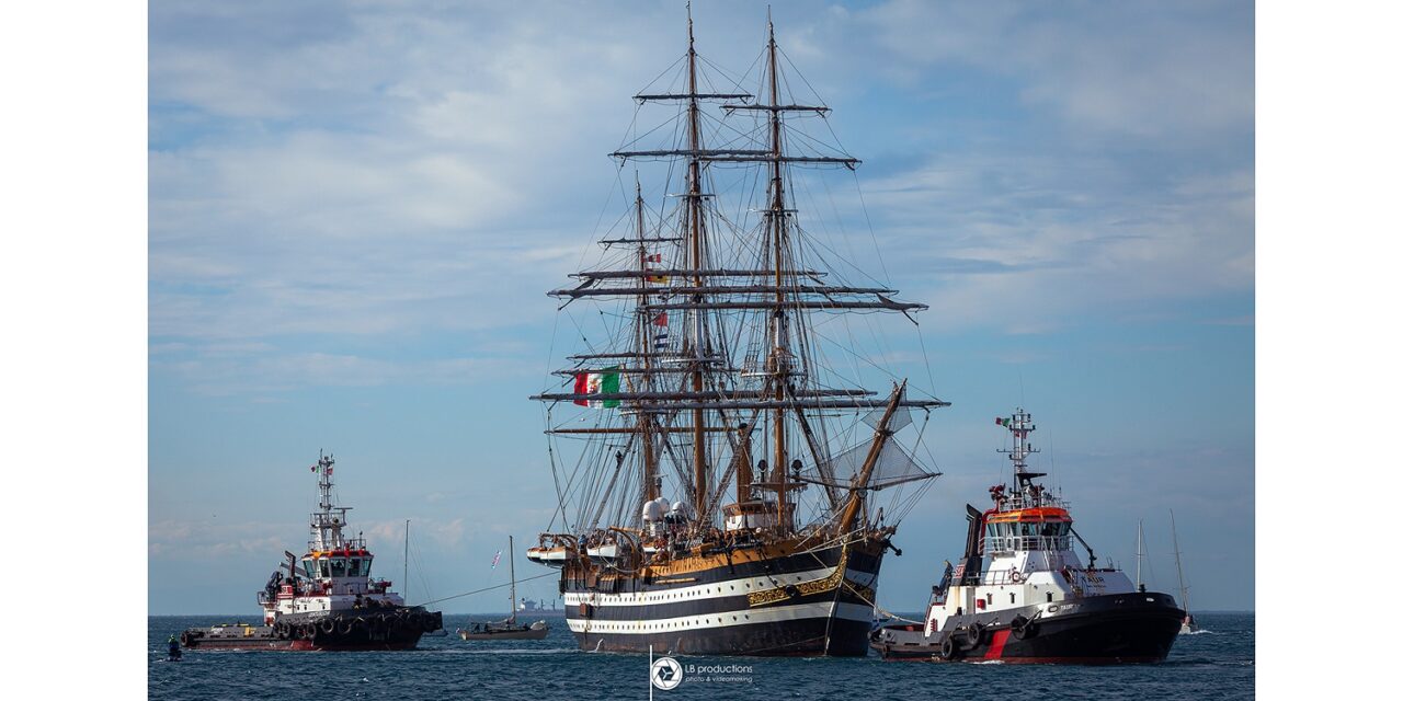 NAVE VESPUCCI E’ ARRIVATA A TRIESTE: INAUGURATO IL PRIMO “VILLAGGIO IN ITALIA”